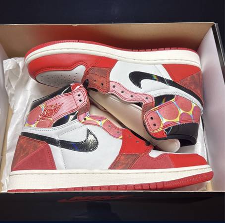 Photo Air Jordan 1s Spider Man Across the Universe SUNDAY DEAL ONLY $190