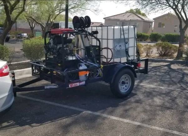 Photo Hot Water Pressure Washer Trailer Mounted $4,800