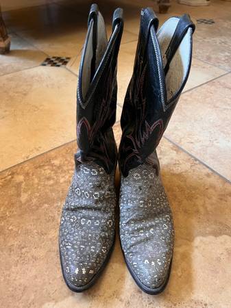 Photo Olathe lizard cowboy boots size 8 $100