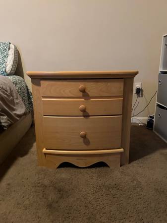 Photo Vintage Wooden Night stand $20