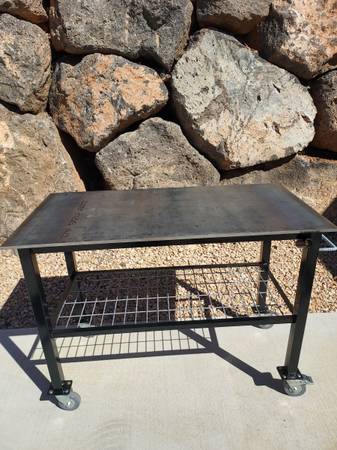 Photo Welding Table Workbench-Shop Table $450