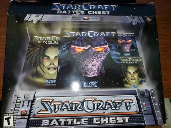 Photo StarCraft Battle Chest (complete in open box, like new) $30