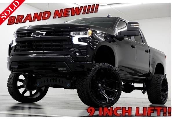 *NEW 2022 CHEVY SILVERADO 1500 RST CREW 4WD*9 INCH LIFT HEATED LEATHER ...