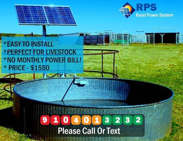 Photo Soft StartStop Off grid solar water well pump-longer life Zero-Cost S $1,550