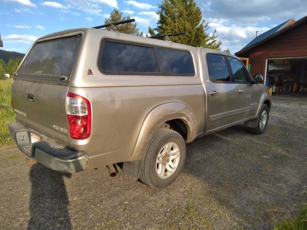Photo 2004 Tundra SR5 Double Cab 4WD Pickup with ShellCarpet Kit - $6,000 (McCall)