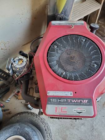 Photo engine and all kinds of parts for a murray riding lawnmower $300