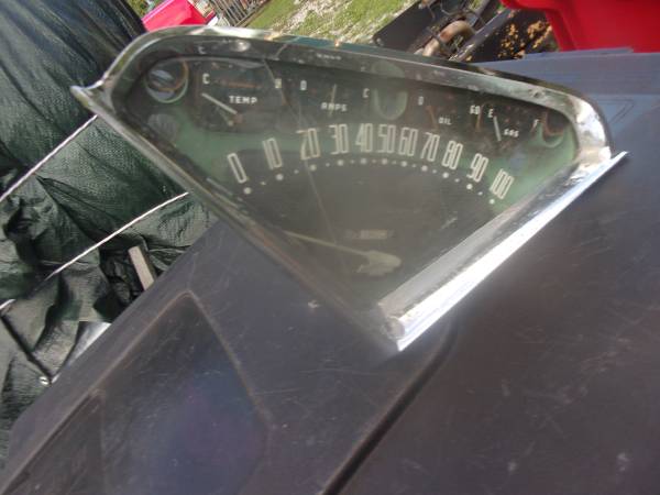 Photo 1955 59 chevy truck gauge cluster speedometer 1957 $65