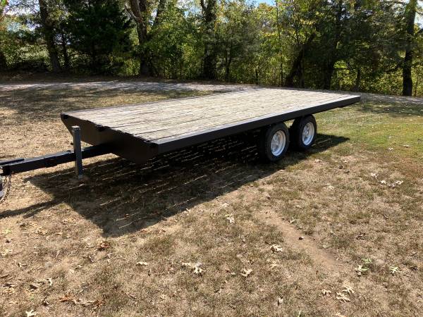 Photo 7ft6in wide by 16 ft long utilitycar haulerequipment trailer-nice $1,250