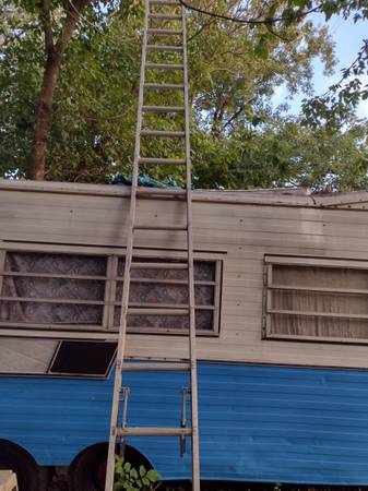 Half a ladder 17 foot $60