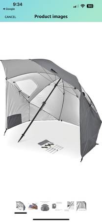 Photo Sport-Brella Premier XL umbrella shelter for sun and rain $45