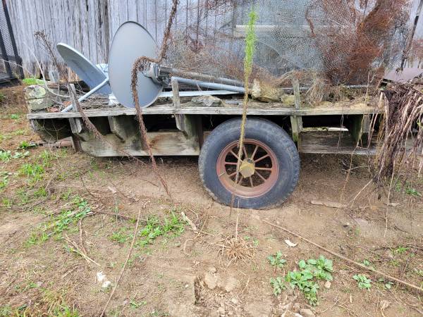 Photo old farm wagon, trailer $50