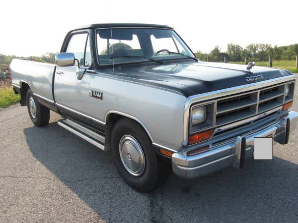 1st Gen 1990 Dodge Ram 2500 All Stock Cummins 5.9l 6 Cylinder Diesel 