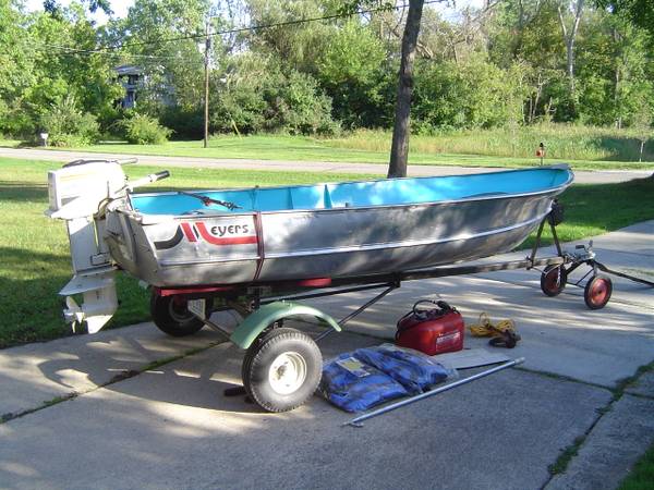 Meyers 12 ft fishing boat complete $1,340