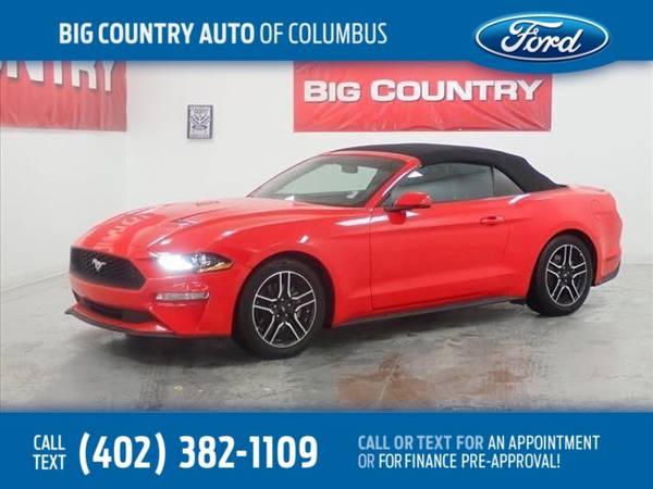 Photo 2018 Ford Mustang EcoBoost Premium Convertible - $25,231 (_Ford_ _Mustang_ _Coupe_)