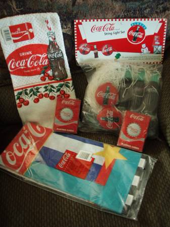 Coke  Coca  Cola items Lot of 5 new in package - all for one price. $3