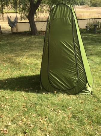 Photo Pop-Up Shower Tent for Cing $30