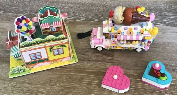 Photo blocks ice cream car heart house $3