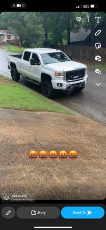 Photo Lifted, deleted and tuned 2015 gmc sierra 2500 $19,000
