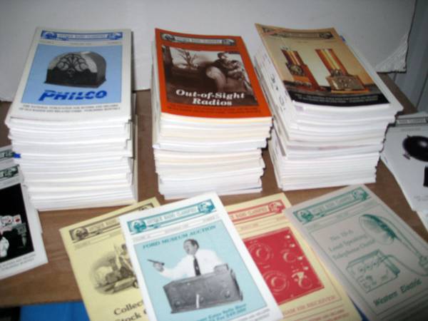 Photo 130 uncirculated issue lot of ANTIQUE RADIO CLASSIFIED magazine $45