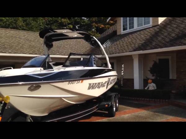 2008 Malibu Waksetter 23 LSV with double axel trailer $33,250