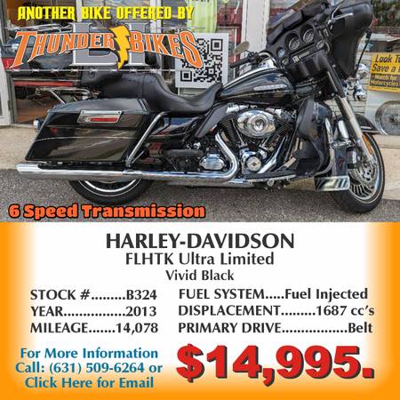 Photo 2013 HARLEY DAVIDSON FLHTK Ultra Limited $14,995