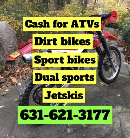 Photo Buying all dirt bikes quads snowmobiles scooters utvs and more $100,000