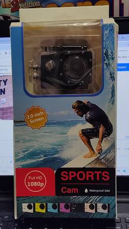 Photo Cam12MP Sports Cam Full HD 2.0 Inch Action Cam 30m98 Waterproof. 187 $25