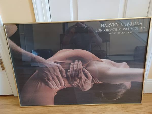 Harvey Edwards Framed Poster - Long Beach Museum of Art $60