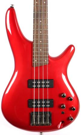 Photo Ibanez SR300E Red Active Electric Bass Guitar $350