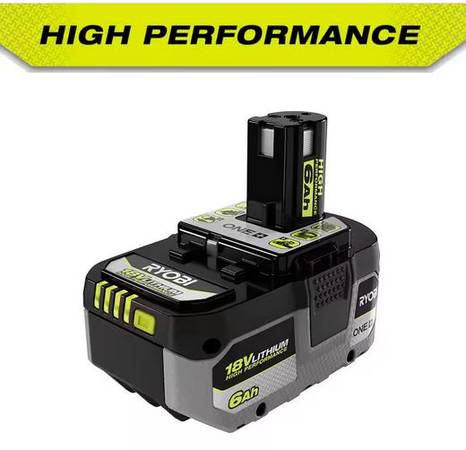 Photo RYOBI 18v 6Ah High Performance Lithium Battery PBP007 18 Volt - NEW $70