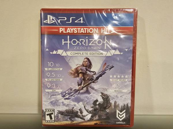Photo Sony PS4 Horizon Zero Dawn Complete Edition Brand New Sealed Mint $25
