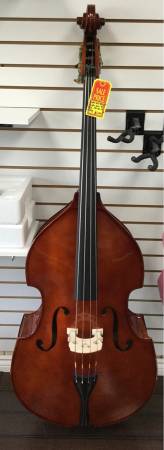 Photo Strobel 2018 Upright Double Bass 14 size MB-160-14 with bag $1,695