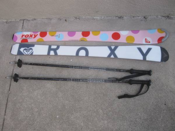 Photo 100 cm Roxy DYNASTAR Pink Polka Dot Ski for your Girl - New $85