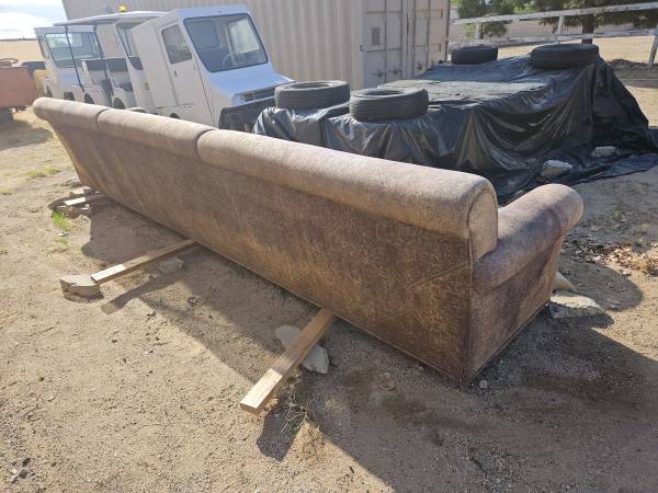Photo 15 foot long sofa FREE