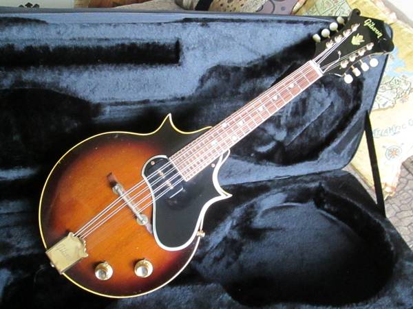 Photo 1966 Gibson EM-200 Solid Body Electric Mandolin $2,200
