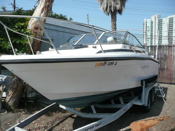 1986 Fishing Boat Bayliner Trophy Cuddy Cabin 24 $4,600 | Boats For ...