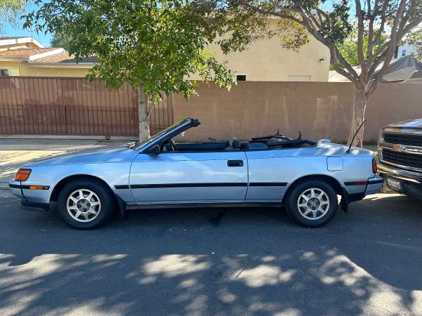 1989 Toyota GT convertible four-cylinder runs great clean titl $4,500