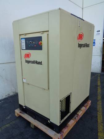 Photo 2003 Ingersoll Rand SSR-EP50SE 50 hp rotary screw air compressor $6,500