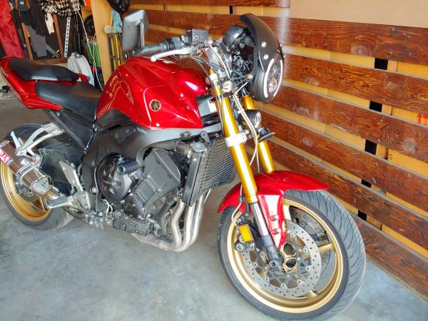 2008 yamaha fz1 motorcycle, trade dual sport $4,500