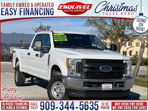 Photo 2017 Ford F-250 Super Duty XLT 4x4 4dr Crew Cab 6.8 ft. SB Pickup (- $995.00 Down o.a.c. Buy Here - Pay Here)