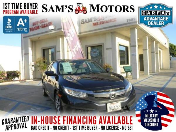 Photo 2017 HONDA CIVIC (- as low as $500 Down oac BUY HERE - PAY HERE)