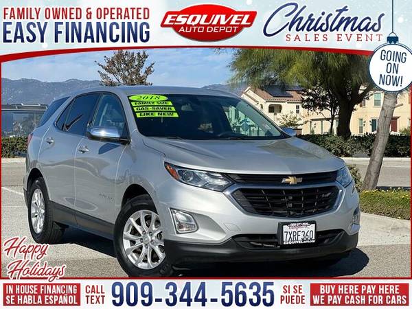 Photo 2018 Chevrolet Chevy Equinox LT 4dr SUV w1LT (- $995.00 Down o.a.c. Buy Here - Pay Here)