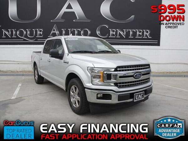 Photo 2018 FORD F150 SUPERCREW CAB XLT PICKUP 4D 5 12 FT - $28,995 (- $995 Down oac All Credit Accepted)