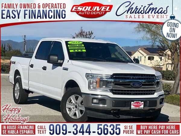 Photo 2018 Ford F-150 XLT 4x4 4dr SuperCrew 6.5 ft. SB (- $995.00 Down o.a.c. Buy Here - Pay Here)