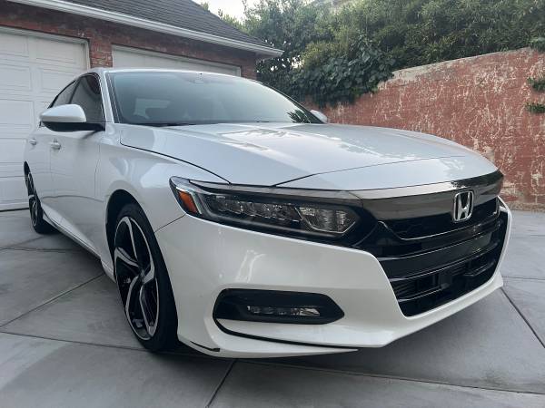 Photo 2019 Honda Accord Sport Pearl White, 38K Miles $25,000