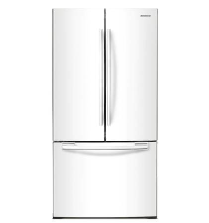 Photo 20 cu. ft. French Door Refrigerator in White $599