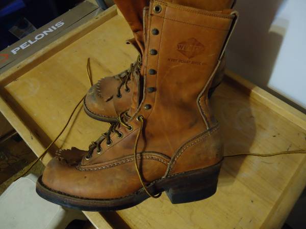 Photo (67) Wesco lineman boots size 7  D $250
