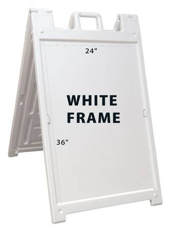 Photo A Frame 24 x 36 Sign Frame White New $80