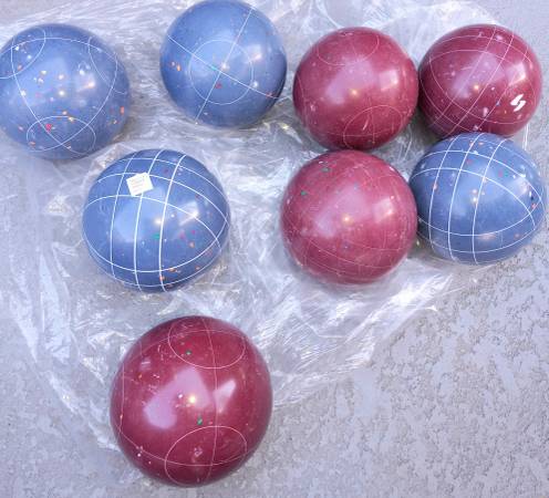 BOCCE Ball Sportcraft made in Italy 8 ball set $45
