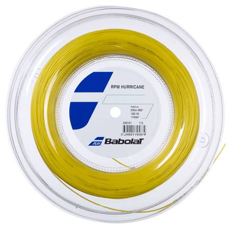 Babolat RPM Hurricane 16 Yellow Full Reel 660ft 200m__NEW__ $110